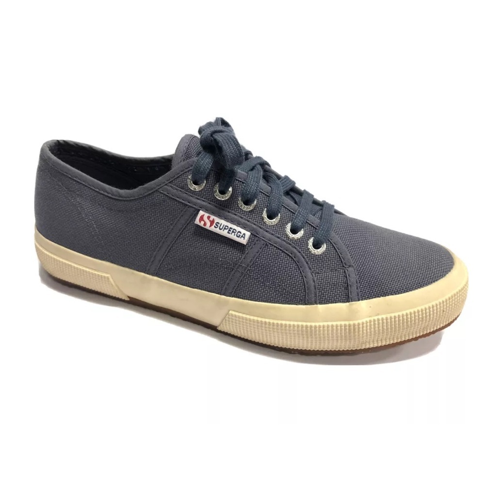 Superga Women’s 2750, Navy Lace-Up Sneakers, Size 10 M.